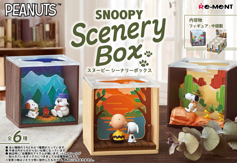 Peanuts Blind Box Snoopy Scenery Box Re-Ment