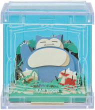 Load image into Gallery viewer, Pokemon Diorama Kit Snorlax Paper Theater Cube Ensky
