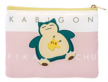 Load image into Gallery viewer, Pokemon Zipper Pouch Snorlax Brilliant Diamond &amp; Shining Pearl Bandai
