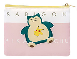 Pokemon Zipper Pouch Snorlax Brilliant Diamond & Shining Pearl Bandai