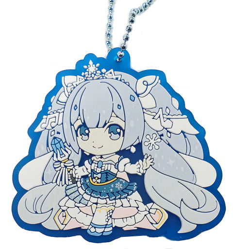 Piapro Rubber Strap Hatsune Miku Snow Miku 2019 Gashapon Lottery B Prize Bandai