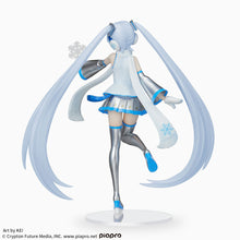 Load image into Gallery viewer, Piapro Figure Hatsune Miku Snow Miku Sky Town Ver. Luminasta SEGA [Damaged Packaging]

