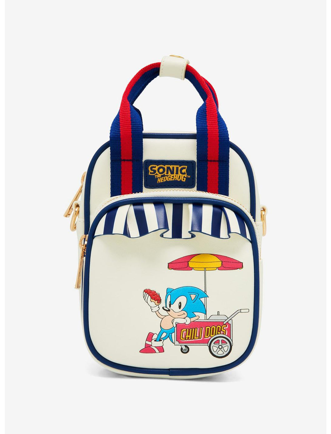 Sonic the Hedgehog Chili Dog Cart Crossbody Bioworld