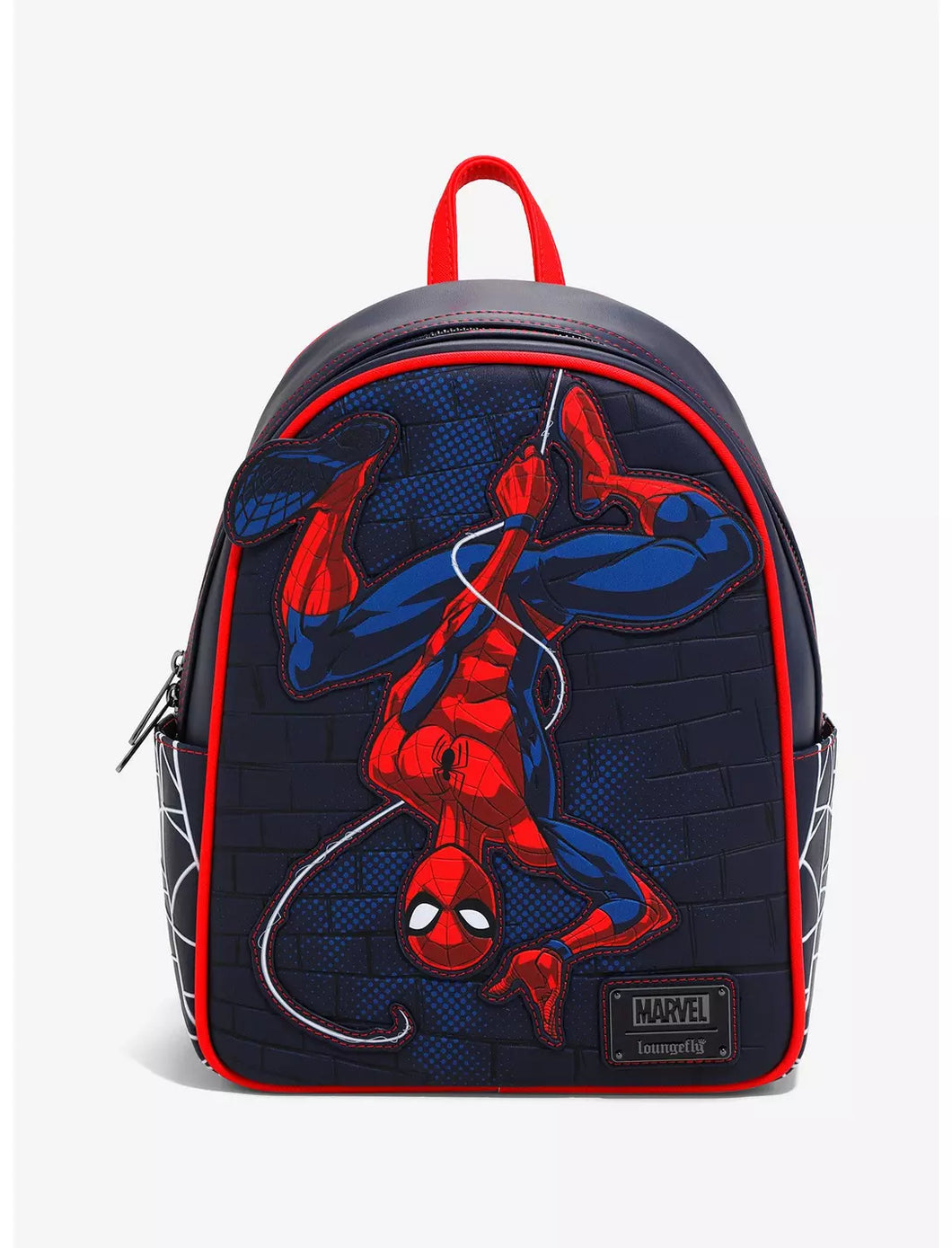 Marvel Mini Backpack Spider-Man Upside Down Web Loungefly