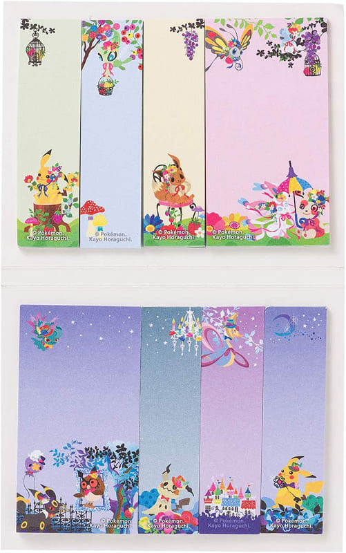 Pokemon Sticky Notes Berry's Forest Ghost's Castle Pokemon Center