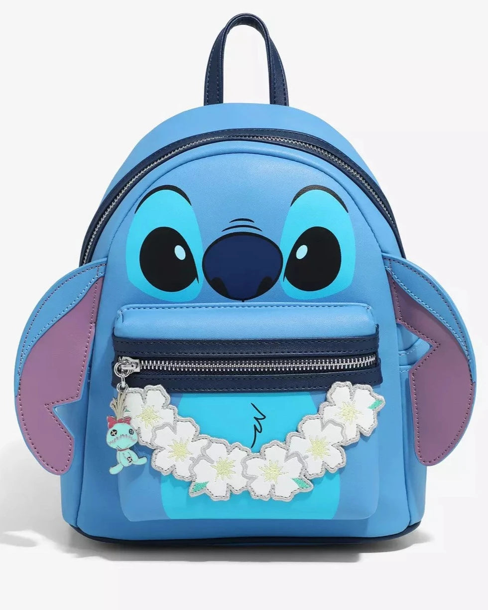 Disney Mini Backpack Stitch Lei Cosplay Loungefly