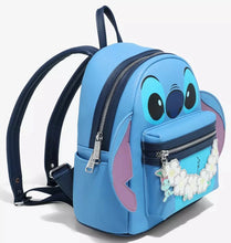 Load image into Gallery viewer, Disney Mini Backpack Stitch Lei Cosplay Loungefly
