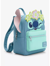 Load image into Gallery viewer, Disney Mini Backpack Lilo &amp; Stitch Flower Crown Loungefly
