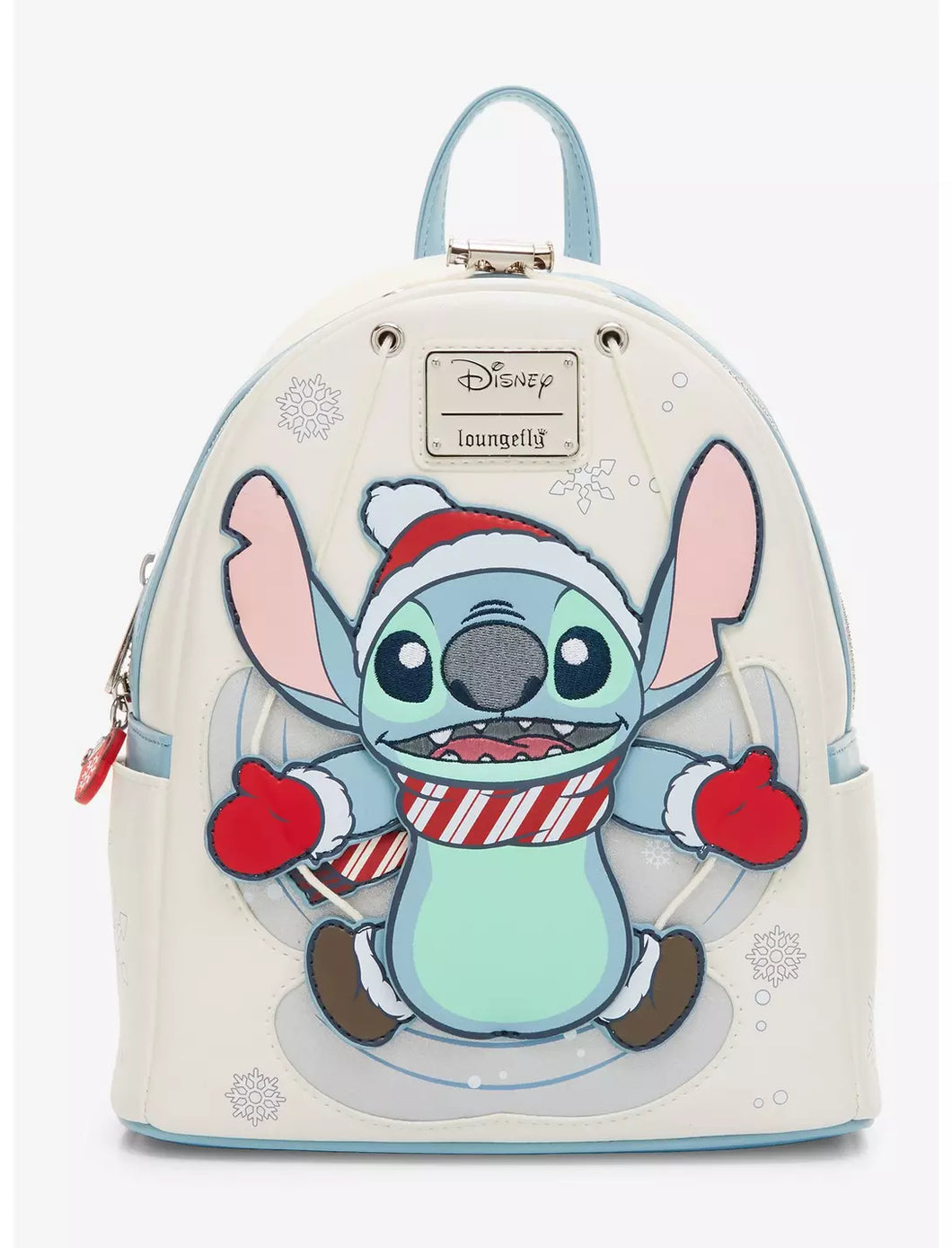 Disney Mini Backpack Lilo & Stitch Snow Angel Swivel Loungefly