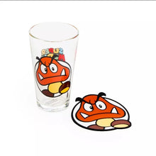 Load image into Gallery viewer, Super Mario Glass and Coaster Set Villains Geeknet
