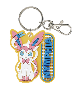 Pokemon Rubber Keychain Sylveon Sunny Picnic Ichiban Kuji G Prize Bandai