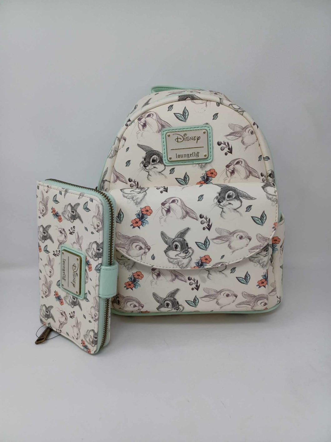 Disney Bambi Mini Backpack & Wallet Set Thumper Sketch Loungefly