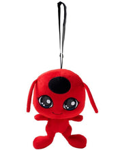 Load image into Gallery viewer, Miraculous Ladybug Plush Tikki Strap Zag Heroes
