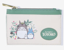 Load image into Gallery viewer, Studio Ghibli Zipper Cardholder My Neighbor Totoro Floral
