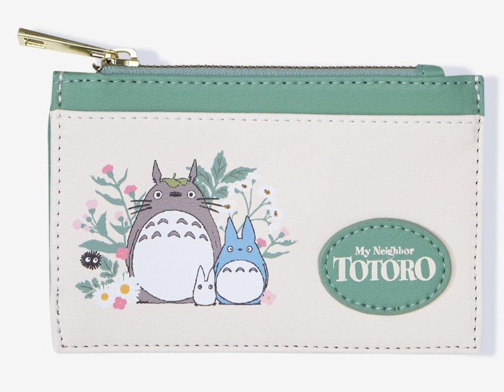Studio Ghibli Zipper Cardholder My Neighbor Totoro Floral