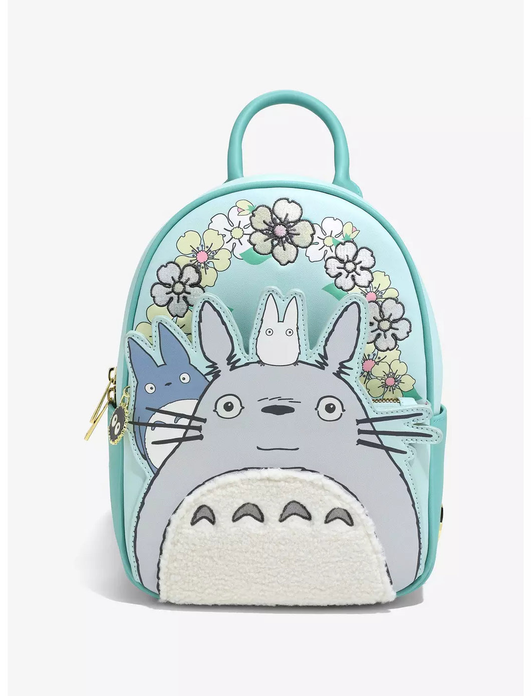 Studio Ghibli Mini Backpack My Neighbor Totoro Fuzzy Spring Floral Her Universe
