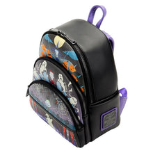 Load image into Gallery viewer, Disney Mini Backpack Nightmare Before Christmas Oogie Boogie, Lock, Shock, and Barrel GITD Triple Pocket Loungefly
