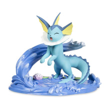 Load image into Gallery viewer, Pokemon Figure Playful Splashes with Vaporeon Pokemon Center Evolving Personalities

