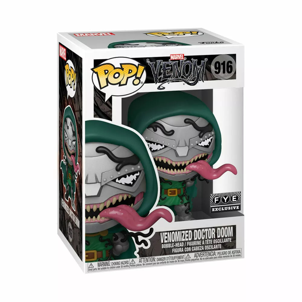 Marvel Figure Venom Venomized Doctor Doom Bobble-Head Pop! 916 Funko