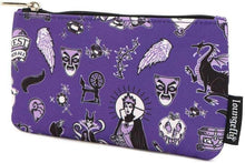 Load image into Gallery viewer, Disney Villains Icon Zip Pouch Loungefly
