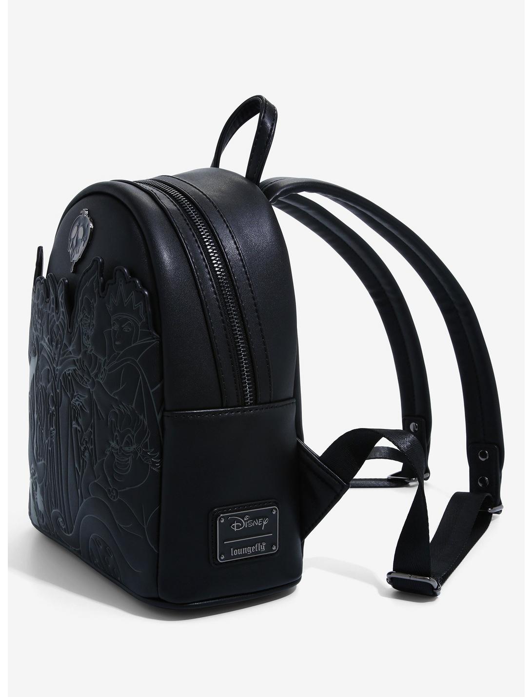 NWT 2024 Full Cast Black Villains Loungefly Mini Backpack