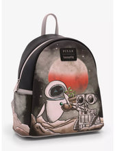 Load image into Gallery viewer, Disney Pixar Mini Backpack WALL-E and EVE Plant Loungefly
