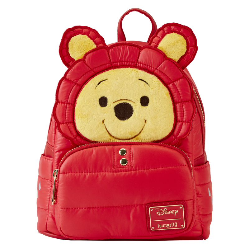 Disney Mini Backpack Winnie the Pooh Rainy Day Puffer Jacket Cosplay Loungefly