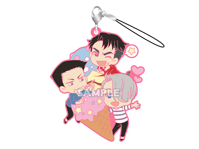 Yuri!!! on Ice Rubber Strap Victor with Ice Cream!!! RICH Bushiroad Creative