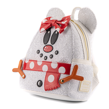 Load image into Gallery viewer, Disney Mini Backpack and Wallet Set Minnie Mouse Snowman Sequin Loungefly
