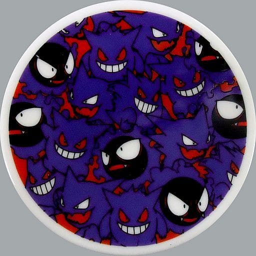 [No Box] Pokemon Mini Plate Gengar Research Ichiban Kuji C Prize Banpresto