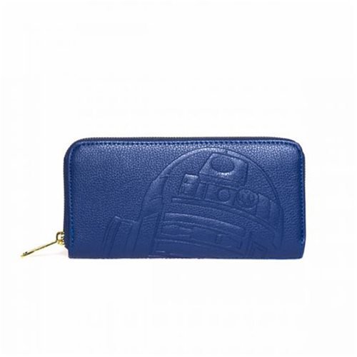 Disney Zip Around Wallet Star Wars R2-D2 Blue Loungefly