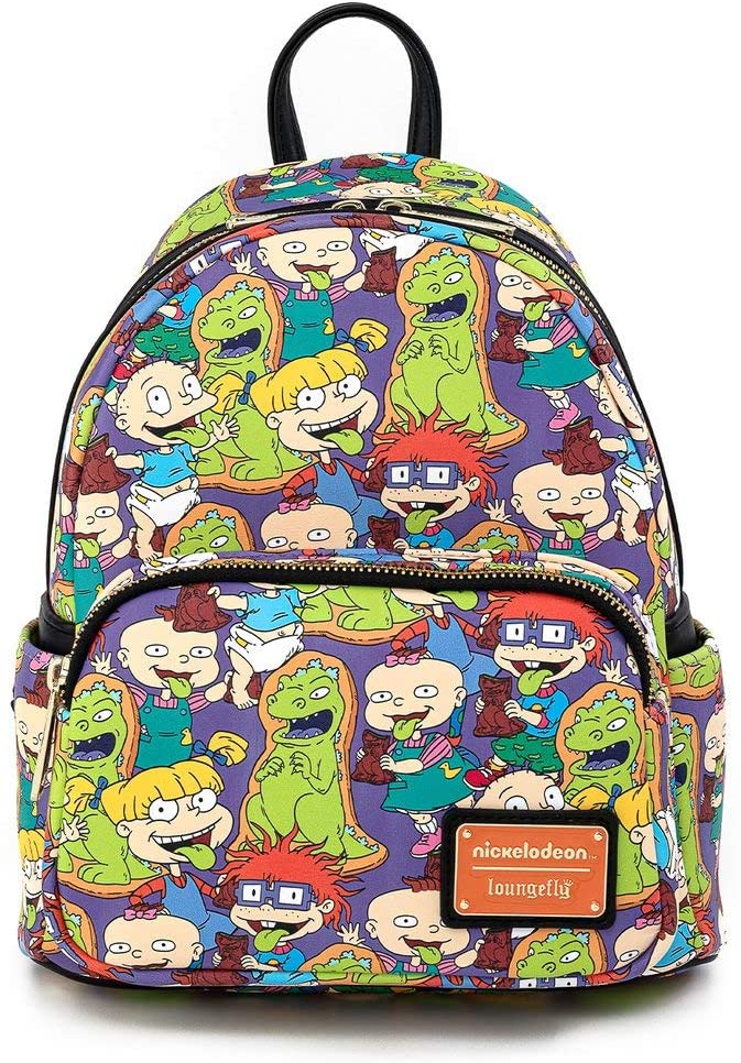 Nickelodeon Loungefly Rugrats All Over Print Womens Double Strap Shoulder Bag Purse