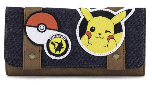 Loungefly Nintendo Pokemon Pikachu Elements Character Cosplay Flap Wallet 