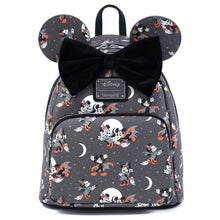 Load image into Gallery viewer, Disney Mini Backpack Minnie and Mickey Halloween AOP Loungefly
