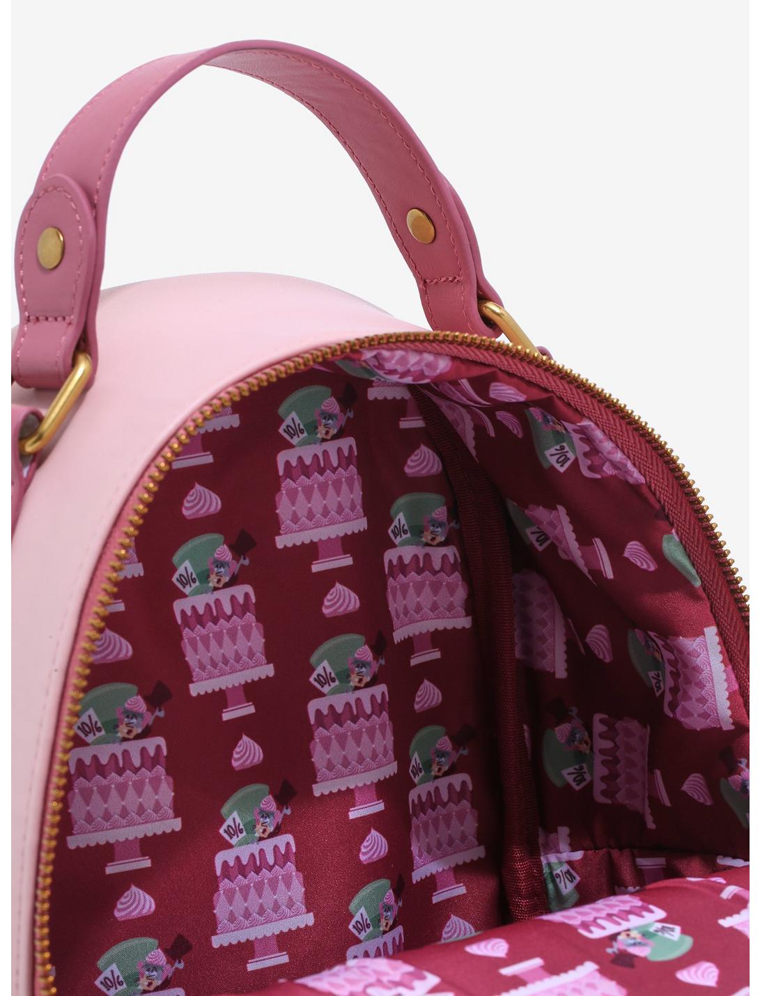 Loungefly Disney Alice in Wonderland Mushroom Tea Party Mini Backpack 