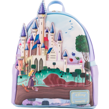 Load image into Gallery viewer, Disney Mini Backpack Sleeping Beauty Aurora Castle Loungefly
