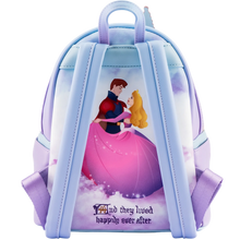 Load image into Gallery viewer, Disney Mini Backpack Sleeping Beauty Aurora Castle Loungefly
