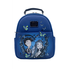 Load image into Gallery viewer, Corpse Bride Mini Backpack Emily and Victor Heart GITD Loungefly
