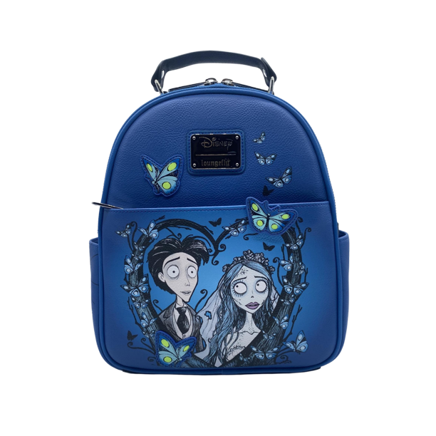 Corpse Bride Mini Backpack Emily and Victor Heart GITD Loungefly