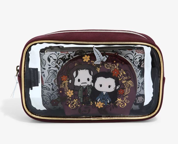 The Lord of the Rings Aragorn & Arwen Chibi Cosmetic Bag Set