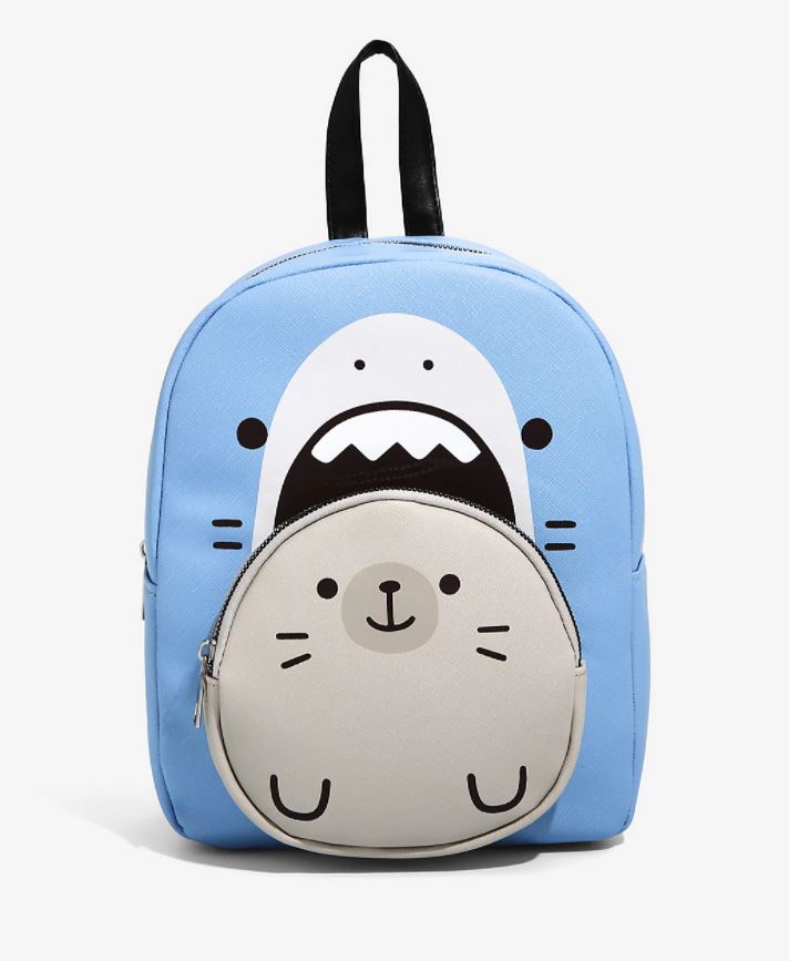 Samezu Sharks Jaggy & Yummy Figural Mini Backpack