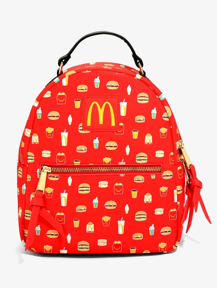 McDonald's Mealtime Favorites Allover Print Mini Backpack