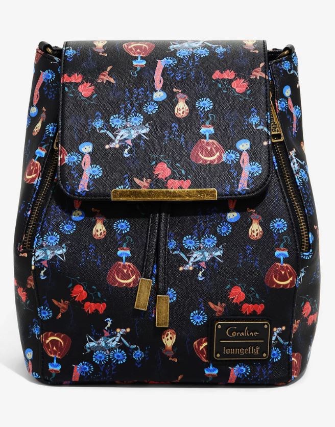 Loungefly Coraline Convertible Mini Backpack