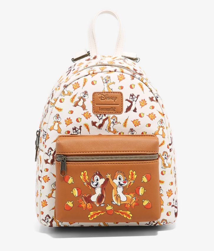 Loungefly Disney Chip 'N Dale Fall Mini Backpack