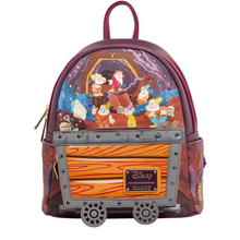 Load image into Gallery viewer, Disney Mini Backpack Seven Dwarfs Gem Mine Cart Loungefly

