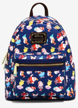 Load image into Gallery viewer, Disney Mini Backpack Seven Dwarfs AOP Loungefly

