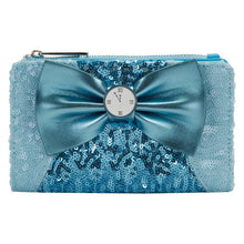 Load image into Gallery viewer, Disney Mini Backpack Wallet Set Cinderella Sequin Loungefly
