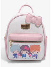 Load image into Gallery viewer, Fruits Basket Mini Backpack Fruits Basket x Hello Kitty and Friends Chibi Characters Crossover Bioworld
