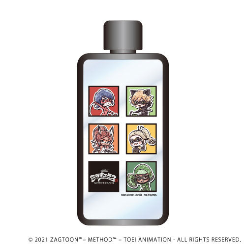 Miraculous Ladybug & Cat Noir Frame Square Bottle 01/ Window Frame Design