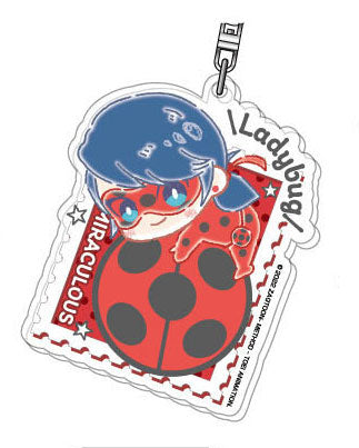 Miraculous Tales of Ladybug & Cat Noir CAT BLANC Acrylic Stand Key Ring PSL